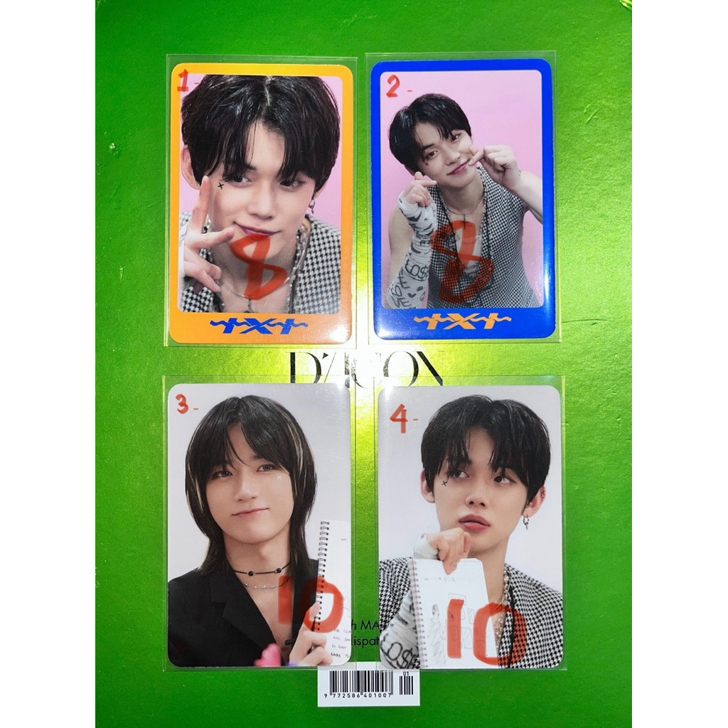 PHOTOCARD OFFICIAL YEONJUN BEOMGYU JOSHUA TXT SEVENTEEN