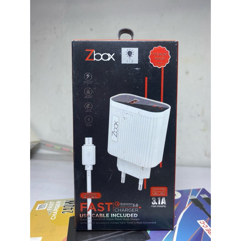 CHARGER ZBOX V001 LED Display ampere FAST CHARGER TYPE C