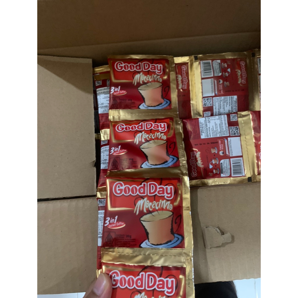 

good day hot (moccachino/vanilla/carabian/coolin/coklat/caramel machiatto ) (dus)