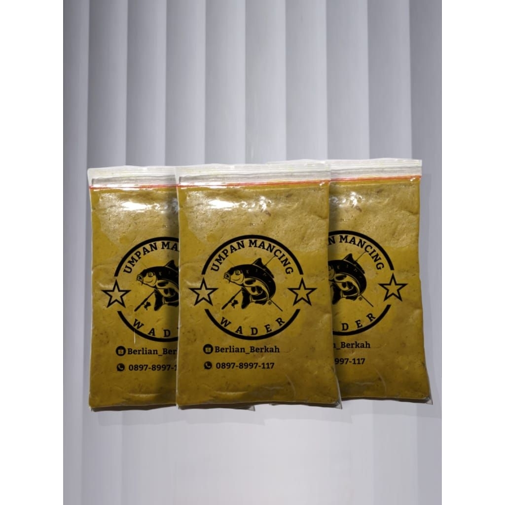 umpan memancing berbagai jenis ikan sbb:-Ikan nila-Wader-Uceng-dll