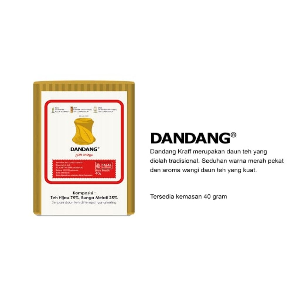 

Teh Dandang Kraft 40 Gram