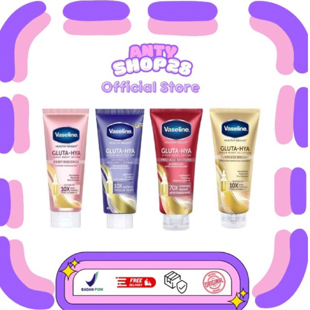 GLUTA HYA VASELINE HEALTHY BRIGHT