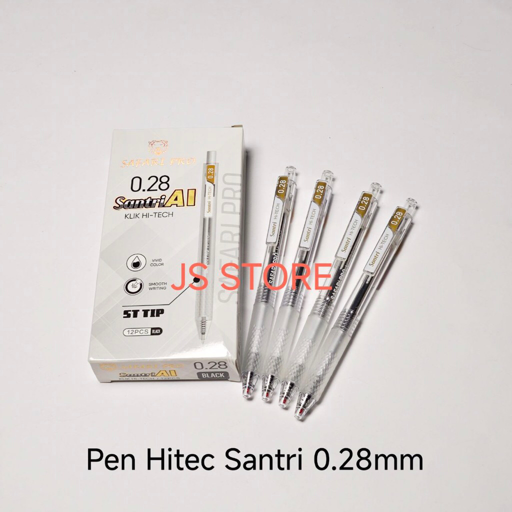 

Pen Pulpen Gel Hitec Santri 0.28 mm / Pulpen Makna Kitab Santri