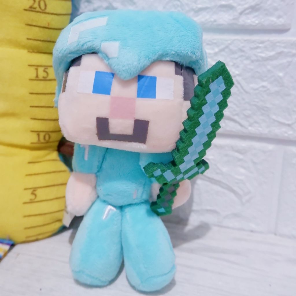 Boneka Minecraft Steve Kids ori