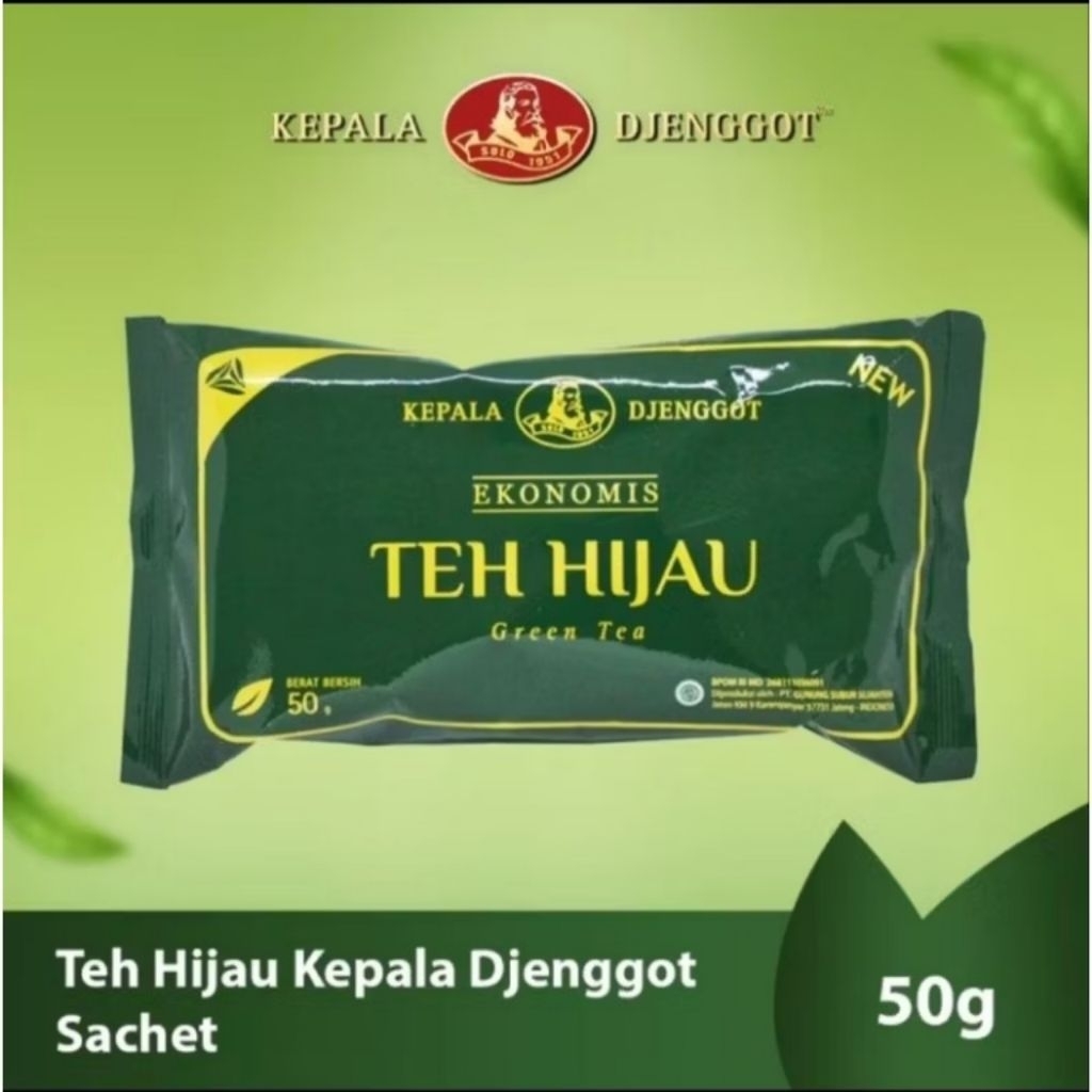 

Teh Hijau Sachet Ekonomis Cap Kepala Djenggot
