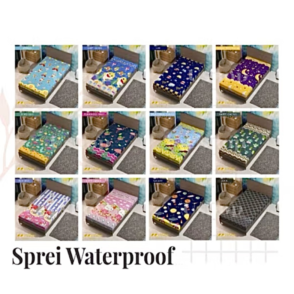 Sprei monalisa waterproof 120X200 / sprei monalisa waterproof nomor 3 / sprei monalisa wateproof sin