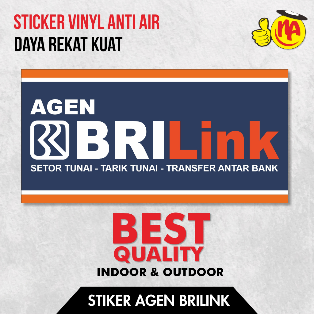 stiker etalase agen brilink / stiker brilink / stiker agen