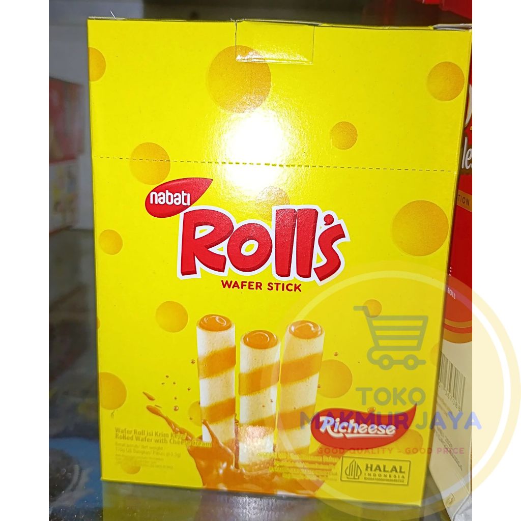 

2x20 PCS | ROLLS NABATI KEJU BOX