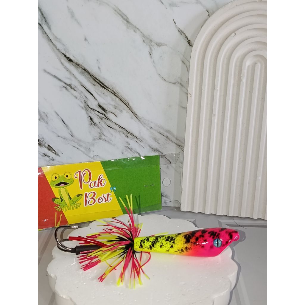 GeolFrog Toman Retel Uk 7 cm by PAK BEST Palembang dengan Desain Unik dan Warna Menarik Umpan Gabus