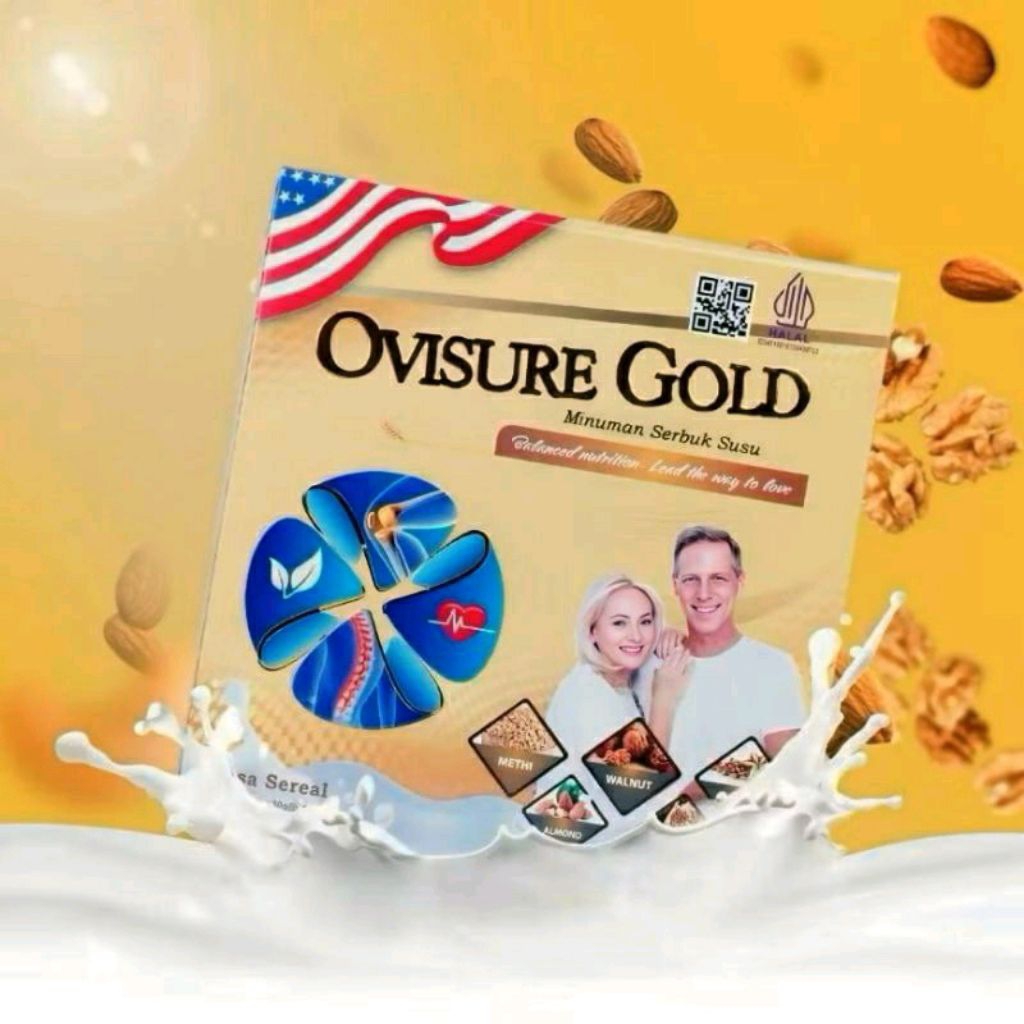 

OVISURE GOLD SUSU VITAMIN SENDI AMPUH BPОМ ASLI 1 BOX