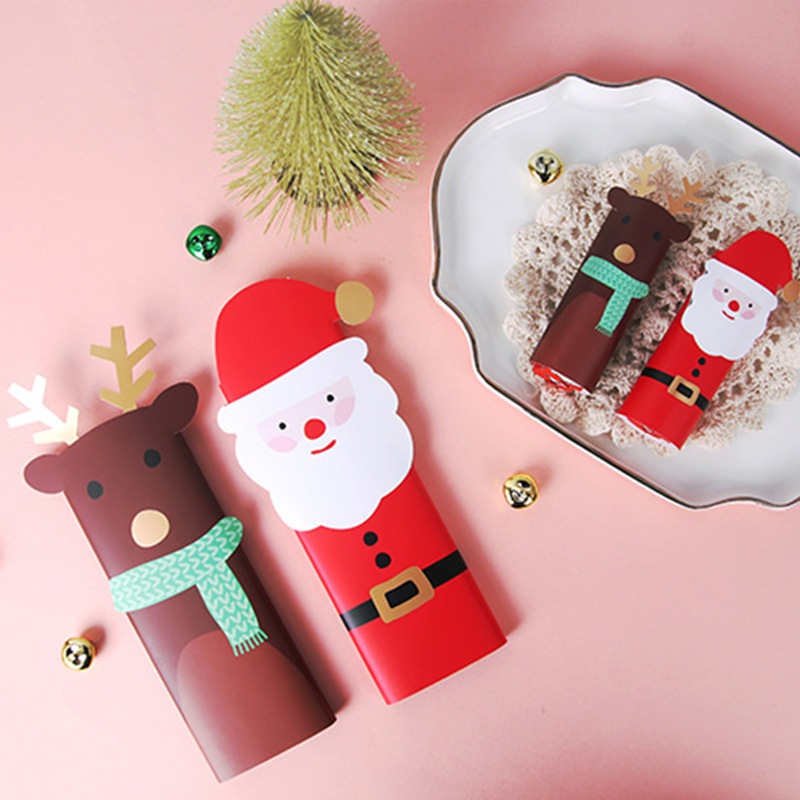 

[BOX CHOCOLATE NATAL] Box Bingkisan Packaging Kemasan Permen Coklat Cookies Natal, Kotak Kado Gift Santa, Souvenir Kue X Mas, Merry Christmas