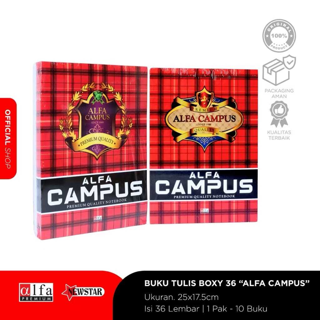 

Buku Tulis Campus BMC 36 Lembar 1 pax isi 10 buku