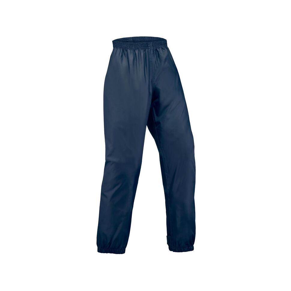 Decathlon QUECHUA Celana Jas Hujan Hiking Anak MH100 Waterproof usia 7-15 - Biru Celana Jas Hujan Hi