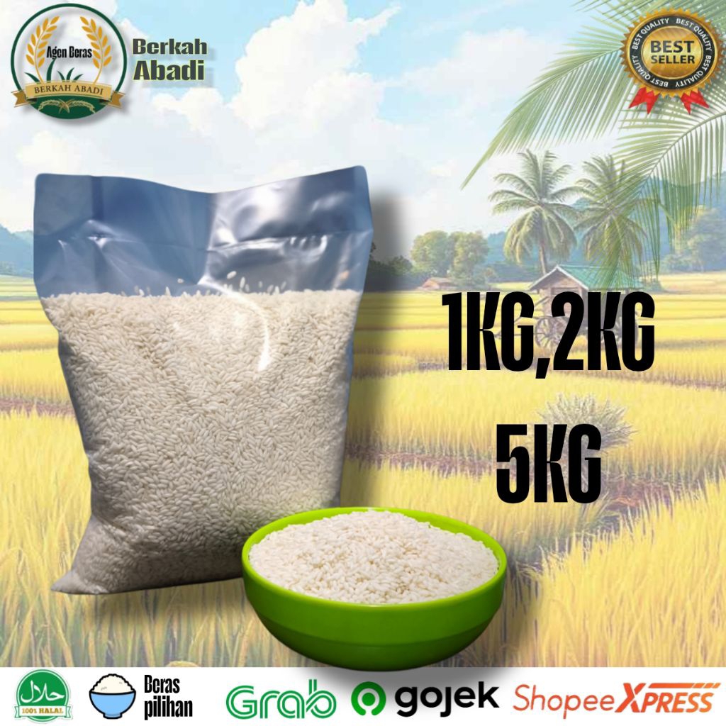 

Ketan Putih 1KG 2KG 5KG Berkualitas Super Premium