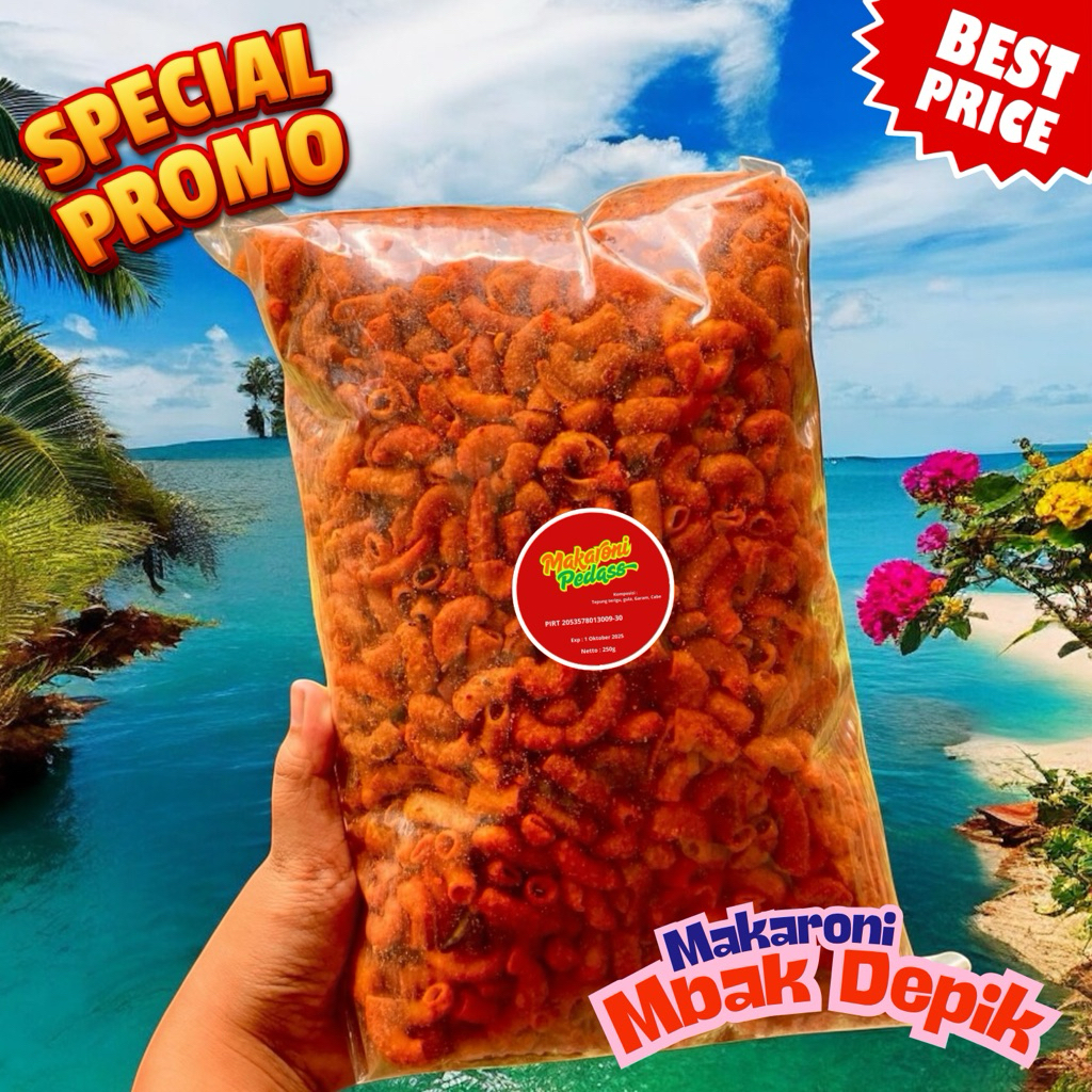 

Camilan Makaroni Pedas Gokil 250gr Termurah Se-Kota Surabaya