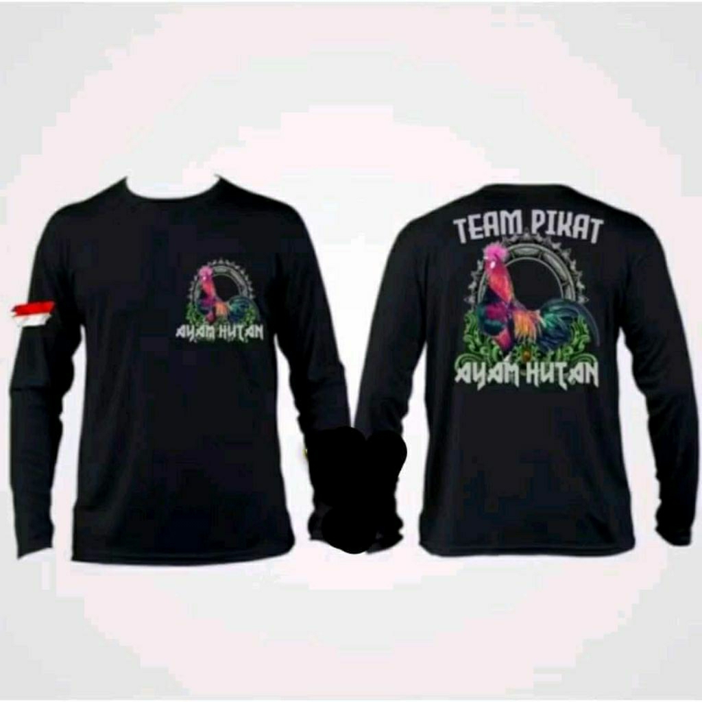 KAOS LENGAN PANJANG TEAM PIKAT AYAM HUTAN