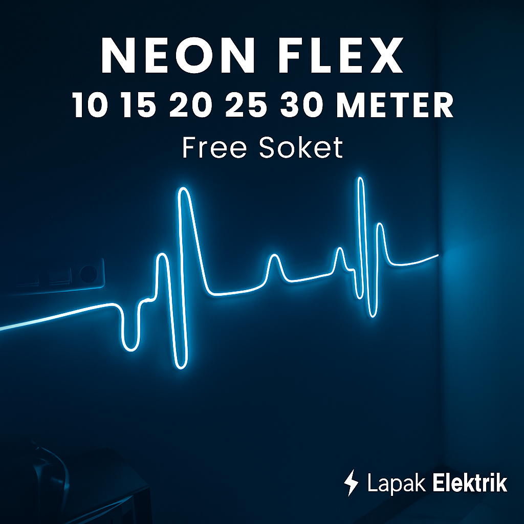 Lampu Led Neon Flex 10 15 20 25 30 Meter Hias Kamar Aesthetic Tempel Dinding Dekorasi Plafon Rumah