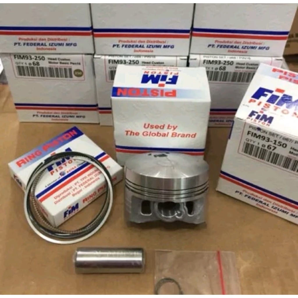piston fim pin 16 satria fu mentah 65 65.5 66 66.5 67 67.5 68 mm
