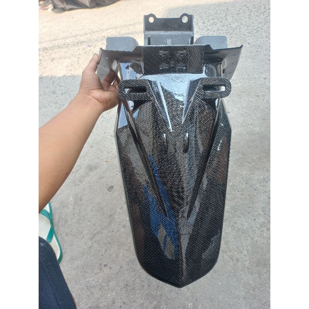 spakbor belakang nmax old karbon