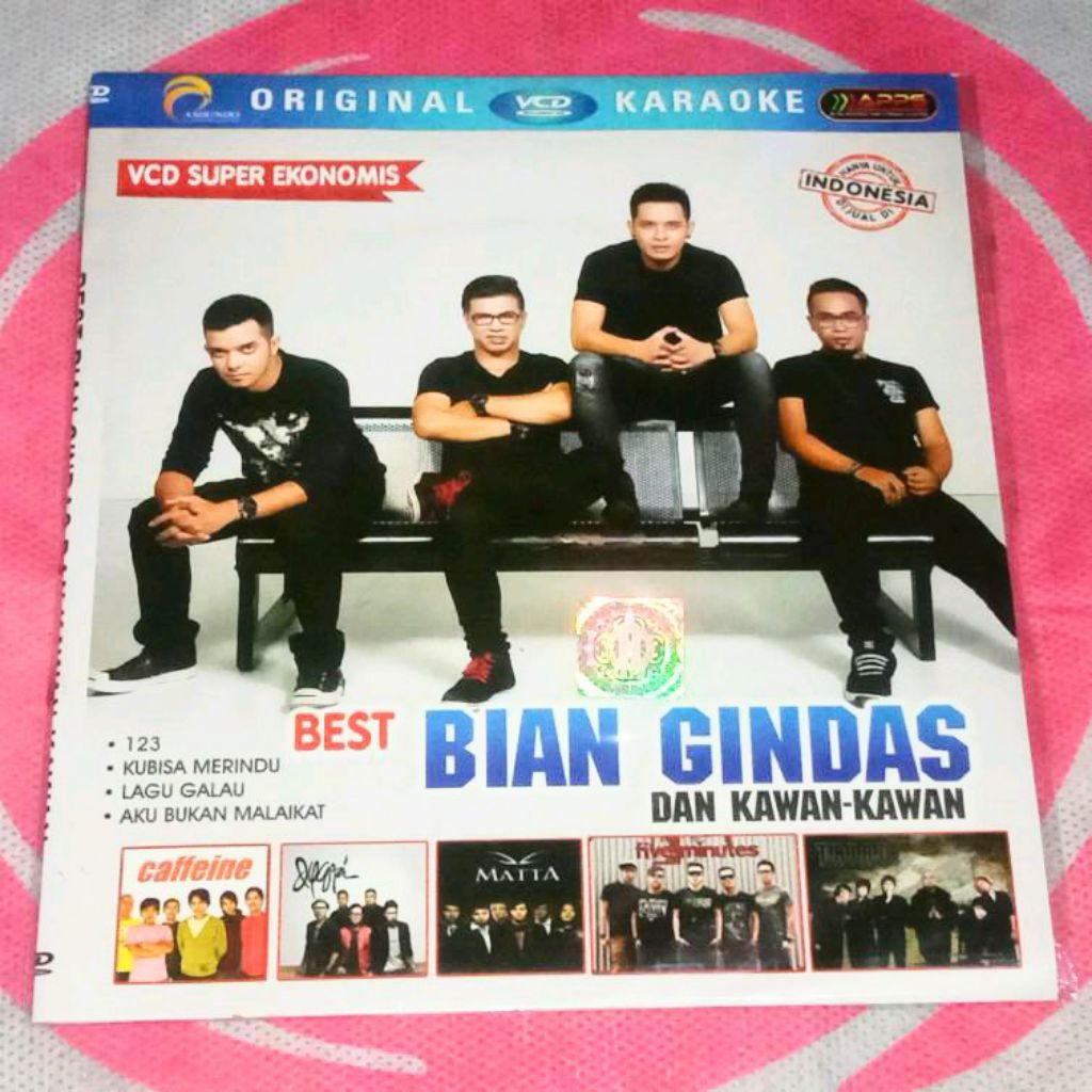 VCD Best Bian Gindas & Kawan - Kawan ft. Al Ghazali Nano Angkasa Matta TRIAD Caffeine Five Minutes D