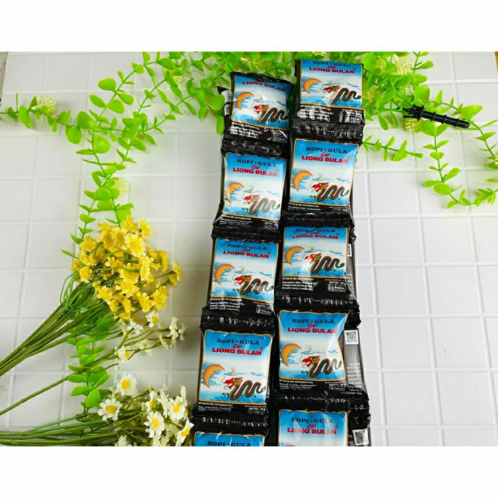 

Kopi Liong Bulan Plus Gula 28gr ( 1pak isi 20pcs )