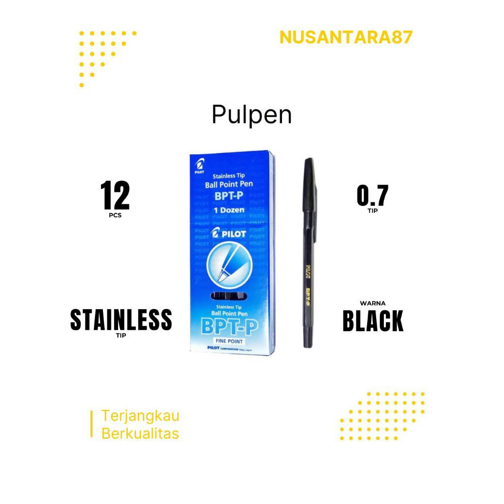 

Ballpoint Pilot BPT-P Black