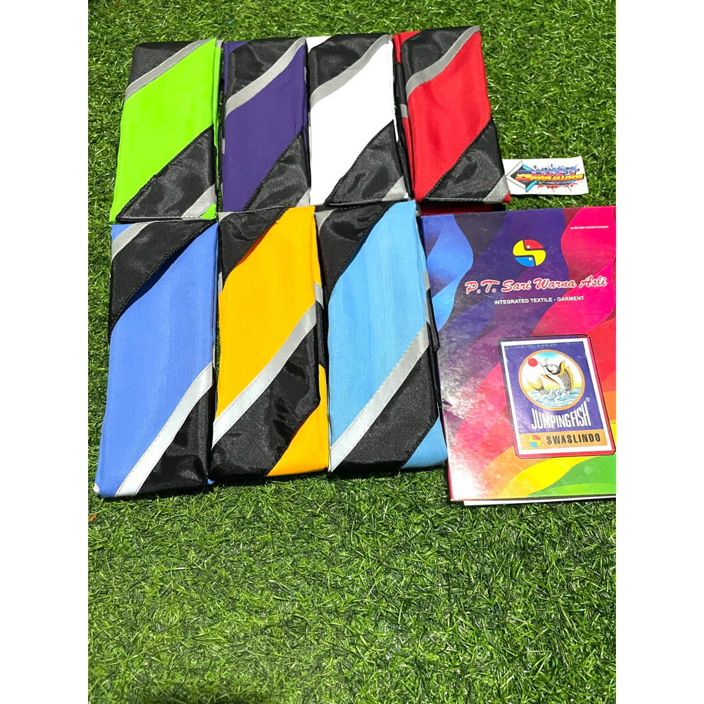 SCRAF PRAMUKA LIS HITAM BAHAN JUMPING