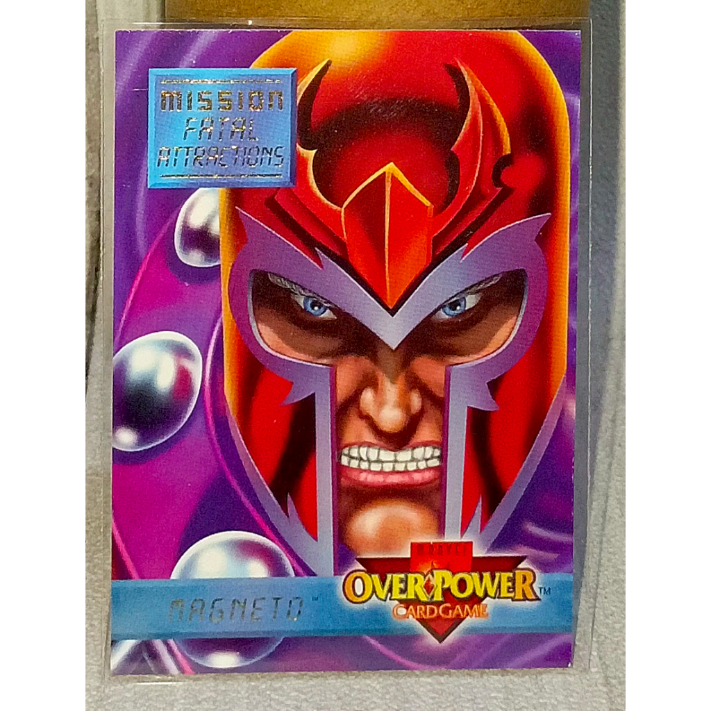1995 Kartu Fleer Marvel Over Power, Mission Card