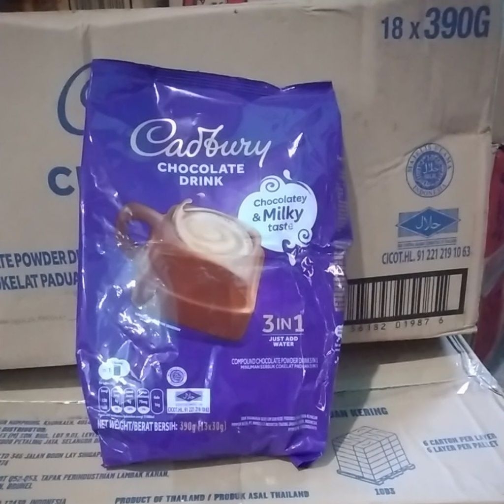 

Cadbury 3in1 Sashet 18bungkus 1kotak