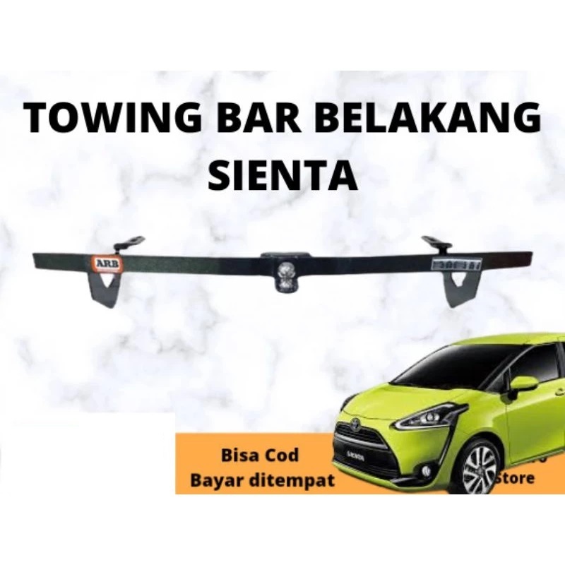 TOWING BAR BELAKANG SIENTA/BESI PELINDUNG BUMPER BELAKANG TOYOTA SIENTA