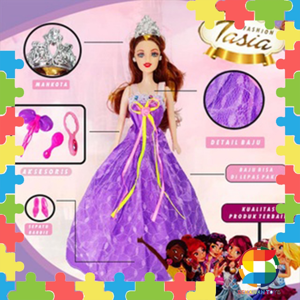 Mainan Boneka Anak Fashionable / Mainan Boneka Tasia 4102