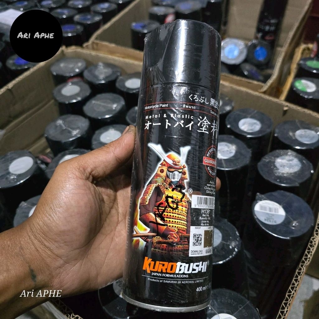 PROMO Samurai Paint Red R4L H138 merah honda 400 ml - cat semprot pilok pylox