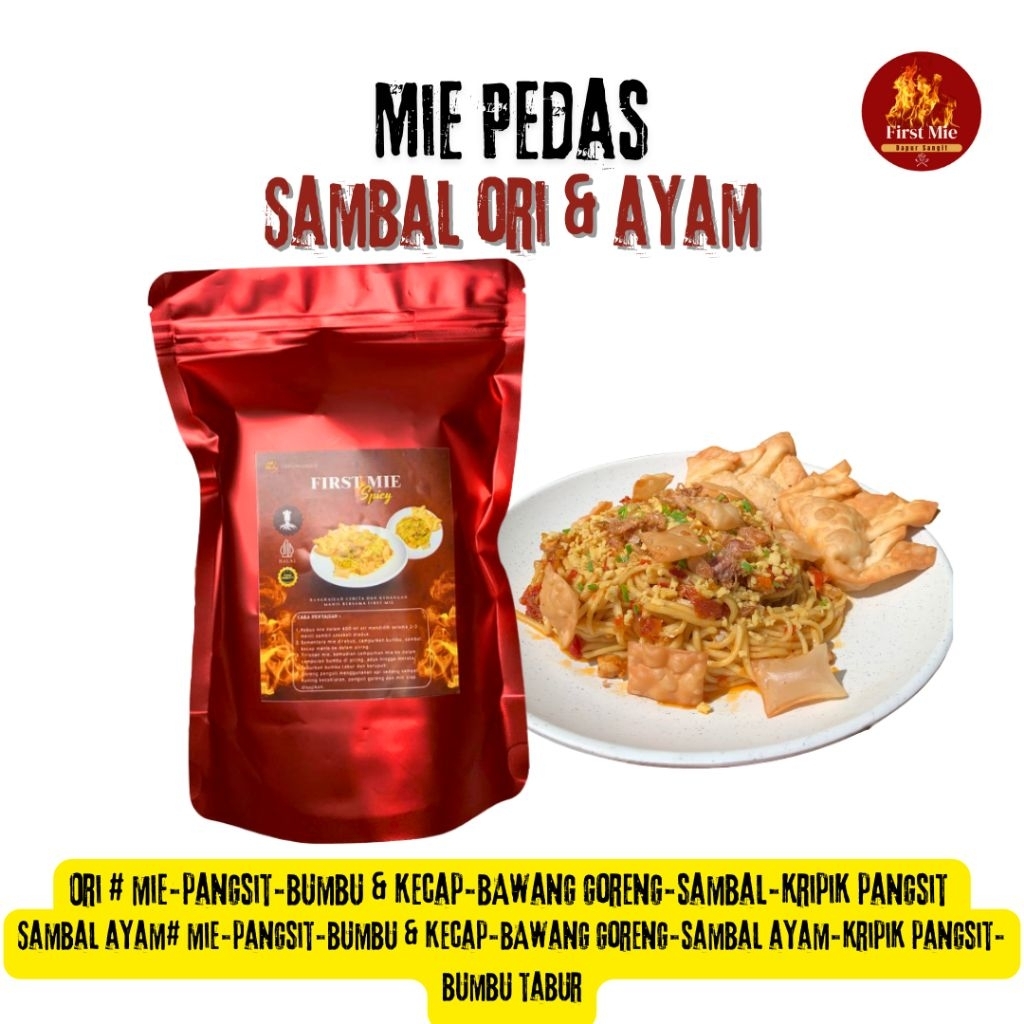 

FIRST MIE - Mie Instan Pedas Favorit ala Dapur Sangit