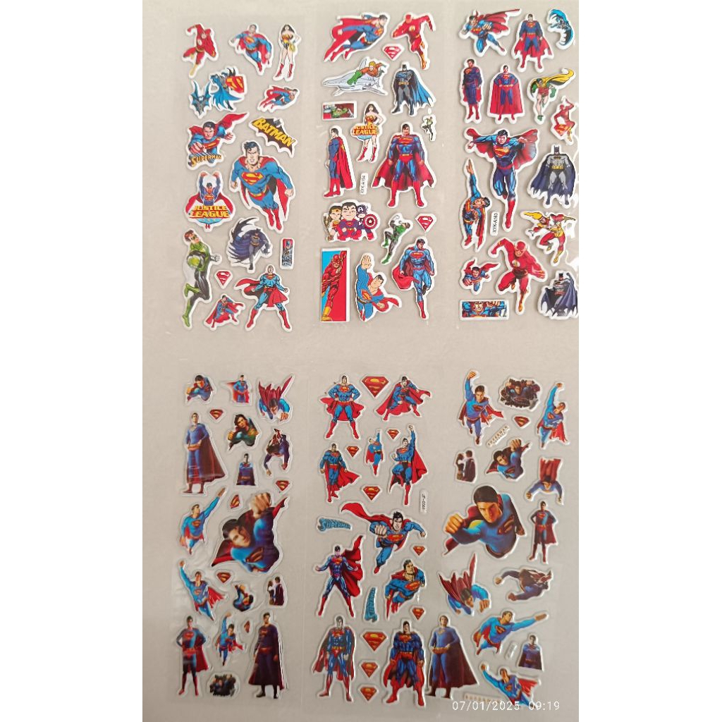 

Stiker anak timbul SUPERMAN 7x19cm