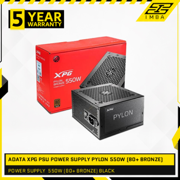 ADATA XPG PSU POWER SUPPLY PYLON 550W (80+ BRONZE) BLACK