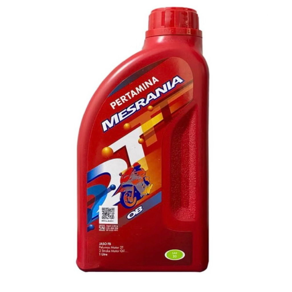 Oli Samping Mesran OB 2T 1 Liter – Pelumas Motor 2 Tak Berkualitas