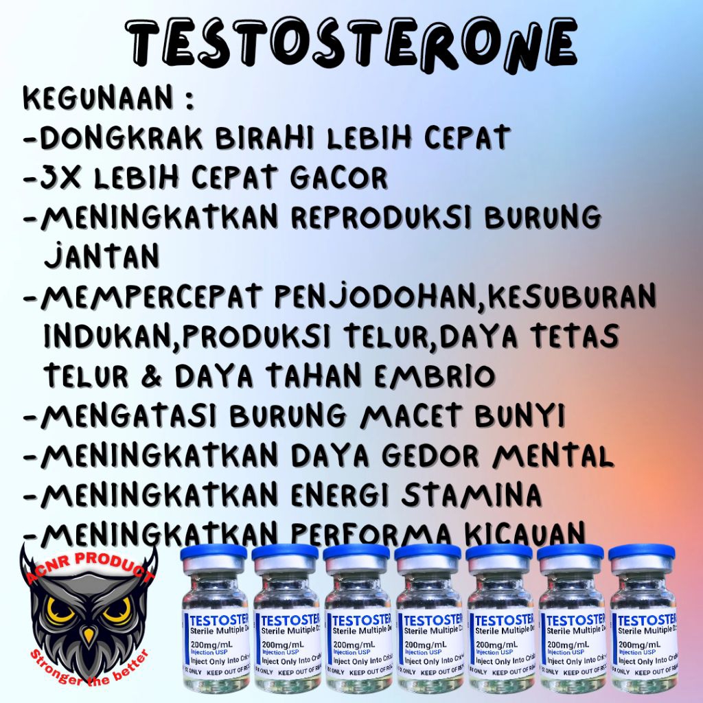 Giltbite_ Testosteron 10 Ml Testohormon Khusus Burung Vitamin Burung Testo Hormon