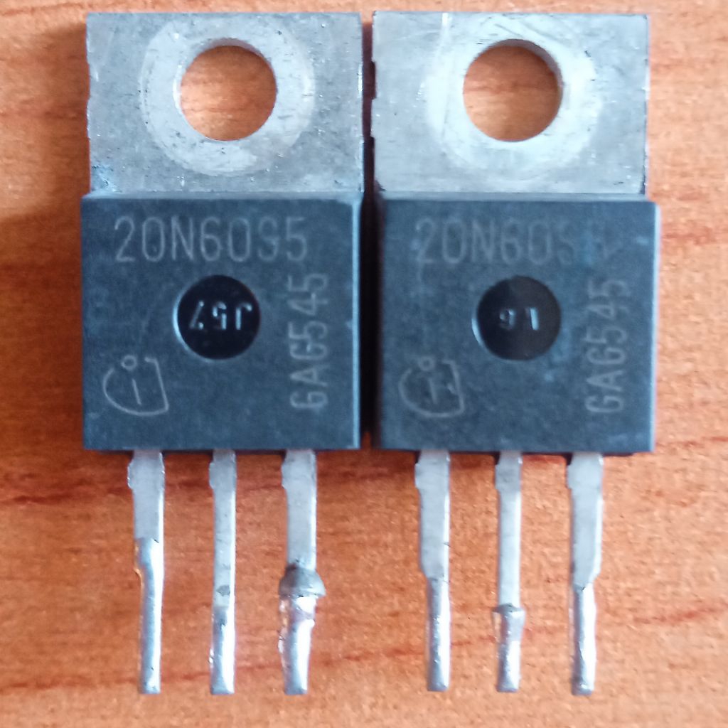 20N60S5 ( 20A 600V ) Cabutan Original Sudah Lulus Tes Normal Harga 1 Pcs