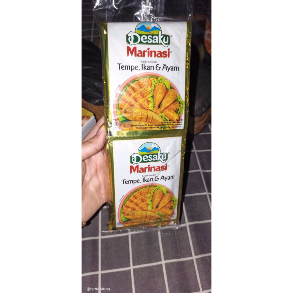 

12 Pcs Desaku Bumbu Dapur Marinasi/Kunir/Ketumbar/Bawang/Merica/Lada Bubuk