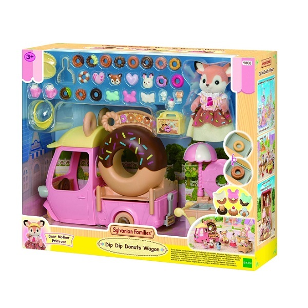 Mainan Anak Sylvanian Families Dip Dip Donuts Wagon