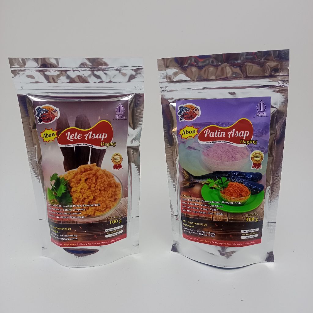 

Paket varian rasa Abon lele asap Morangku dan ikan patinberat 200g