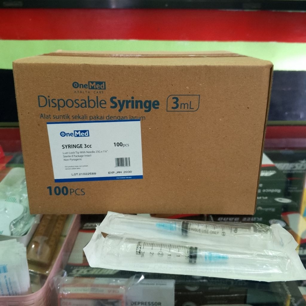 SPUIT/SYRINGE 3ML ONEMED ECER