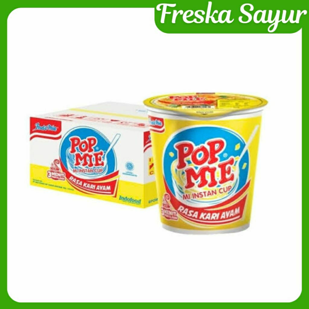 

Pop Mie Mi Instan Cup Rasa Kari 1 Dus