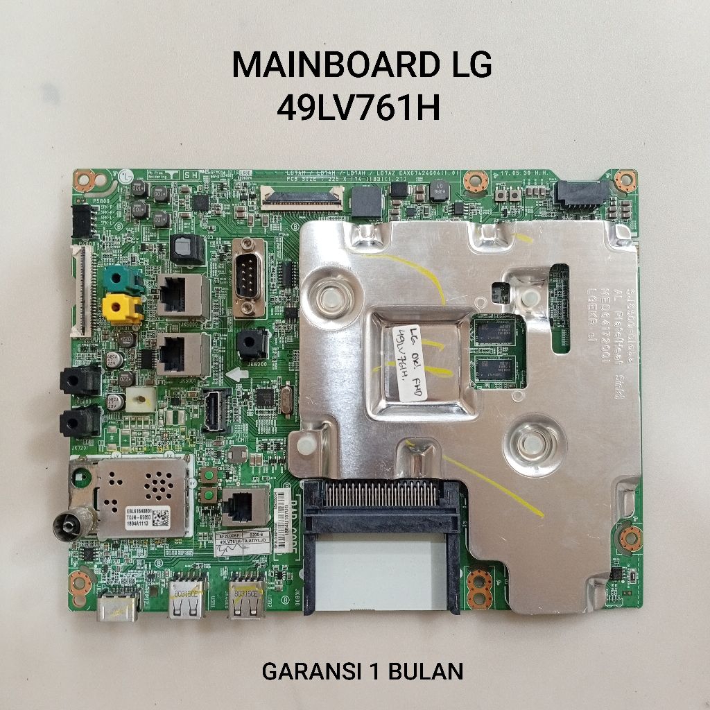 MAINBOARD TV LG 49LV761H - MB - MAINBOARD - MESIN TV LG