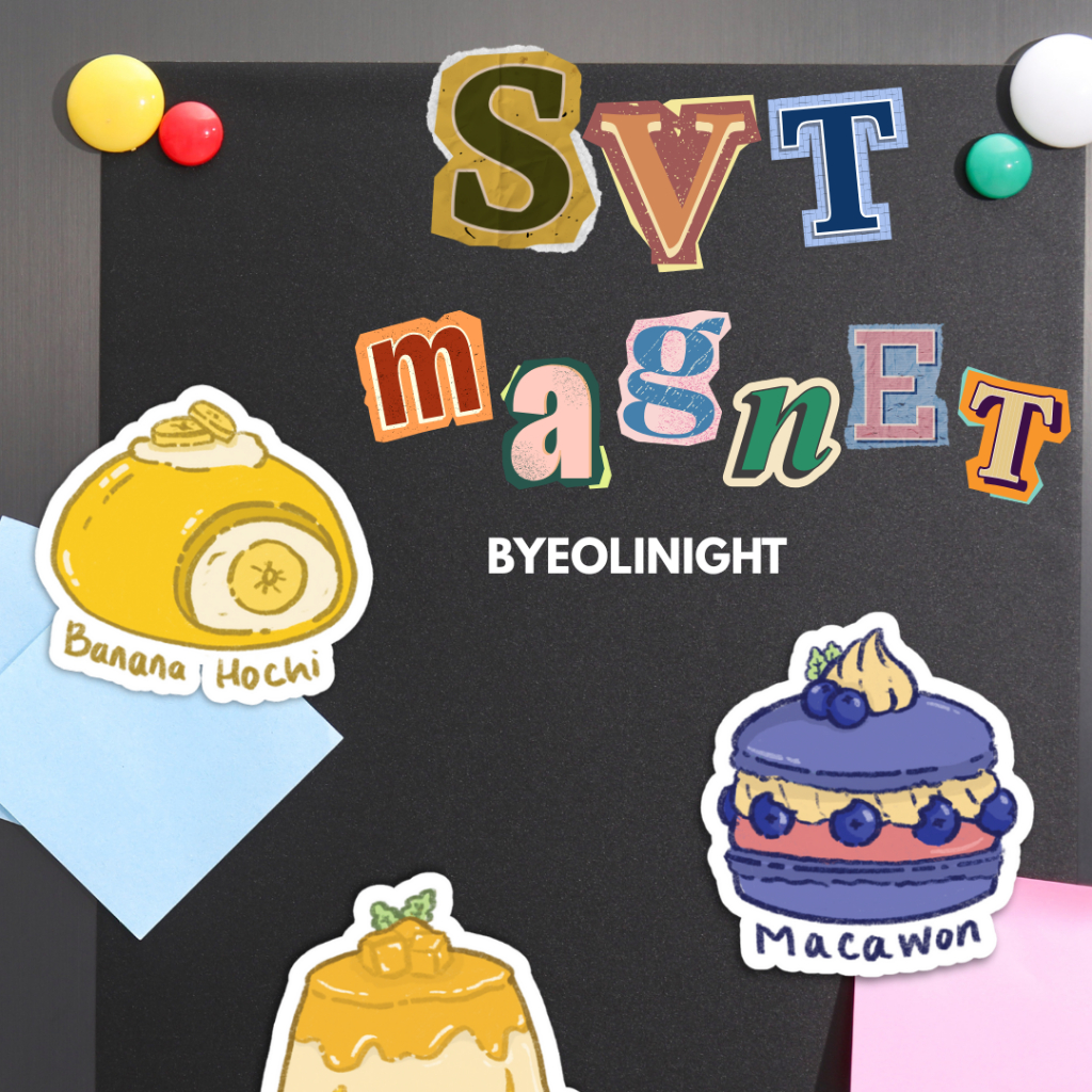 SEVENTEEN BAKERY AND MART MAGNET FANMADE