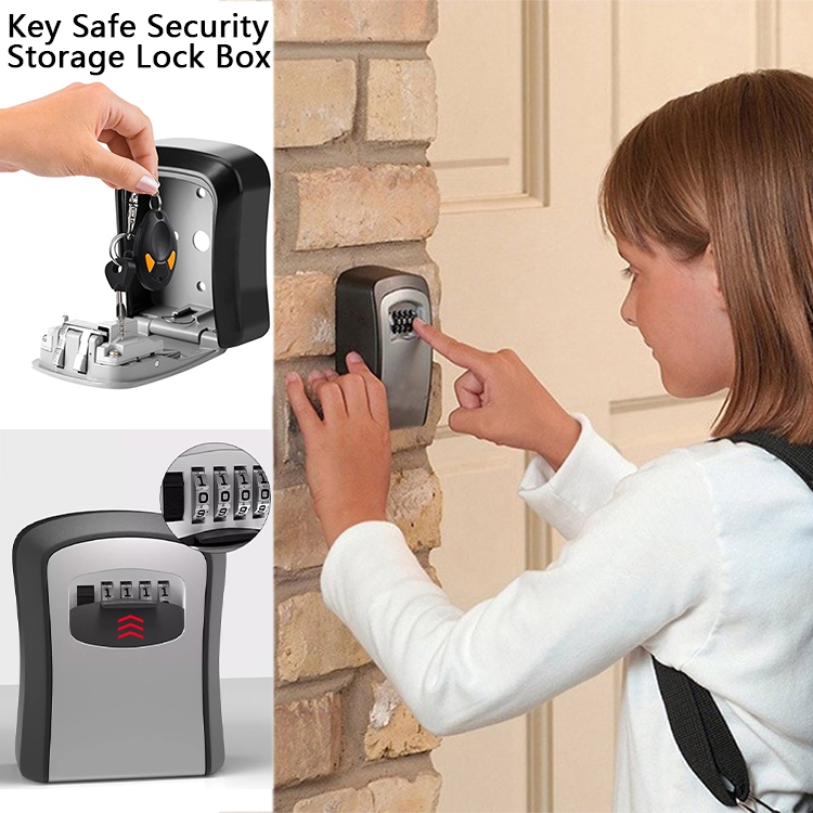 Key Safe Box  Outdoor Wall Mount Kotak Kunci Dinding Brankas Safety Box Dinding  Brankas Kunci  Bran