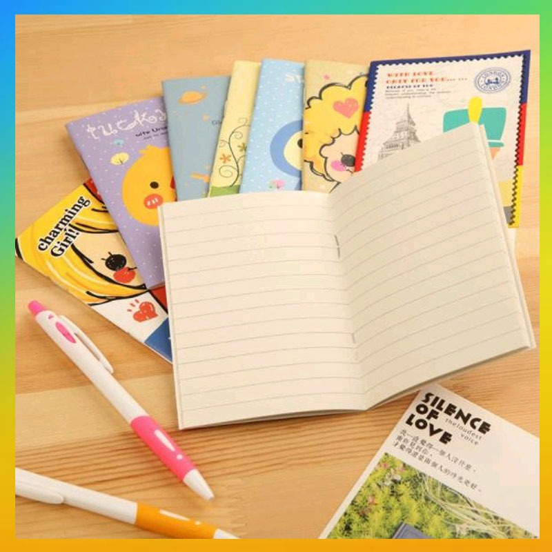 

Buku Tulis Mini Motif Kartun Note Book Mini Cartoon Mini Book Notepad Karakter Buku Tulis Memo Kecil Murah Import