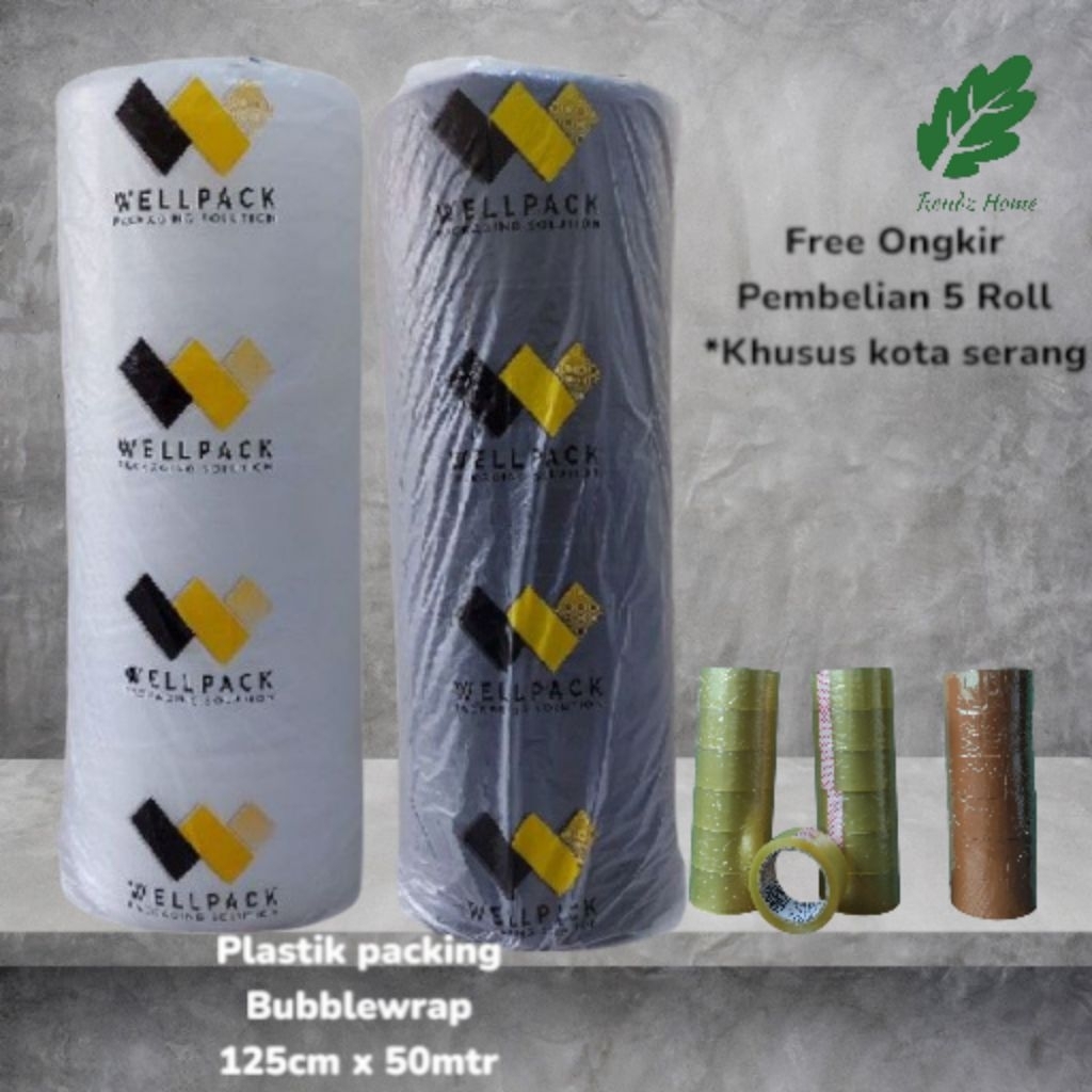 

Bubble Wrap Roll 125cm x 50m KHUSUS INSTAN