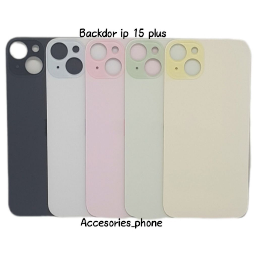 Backdor iphone 15 plus / tutup belakang iphone 15 plus
