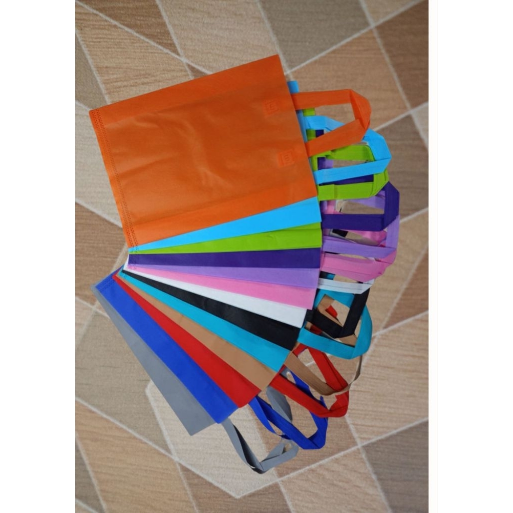 

[ecer lembaran] TAS KAIN GOODIE BAG || TAS SPUNBOND 25x35x8 CM